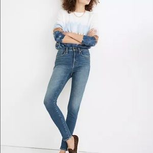 MADEWELL 9”MID-RISE SKINNY JEAN FAIRSIDE WASH